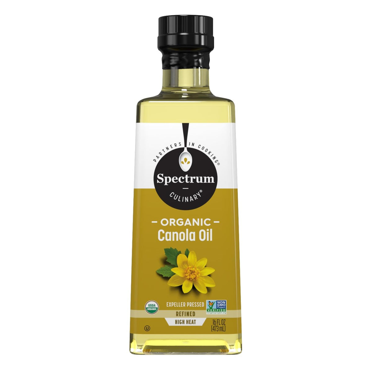 Organic Refined Canola Oil, 16 oz Y2154