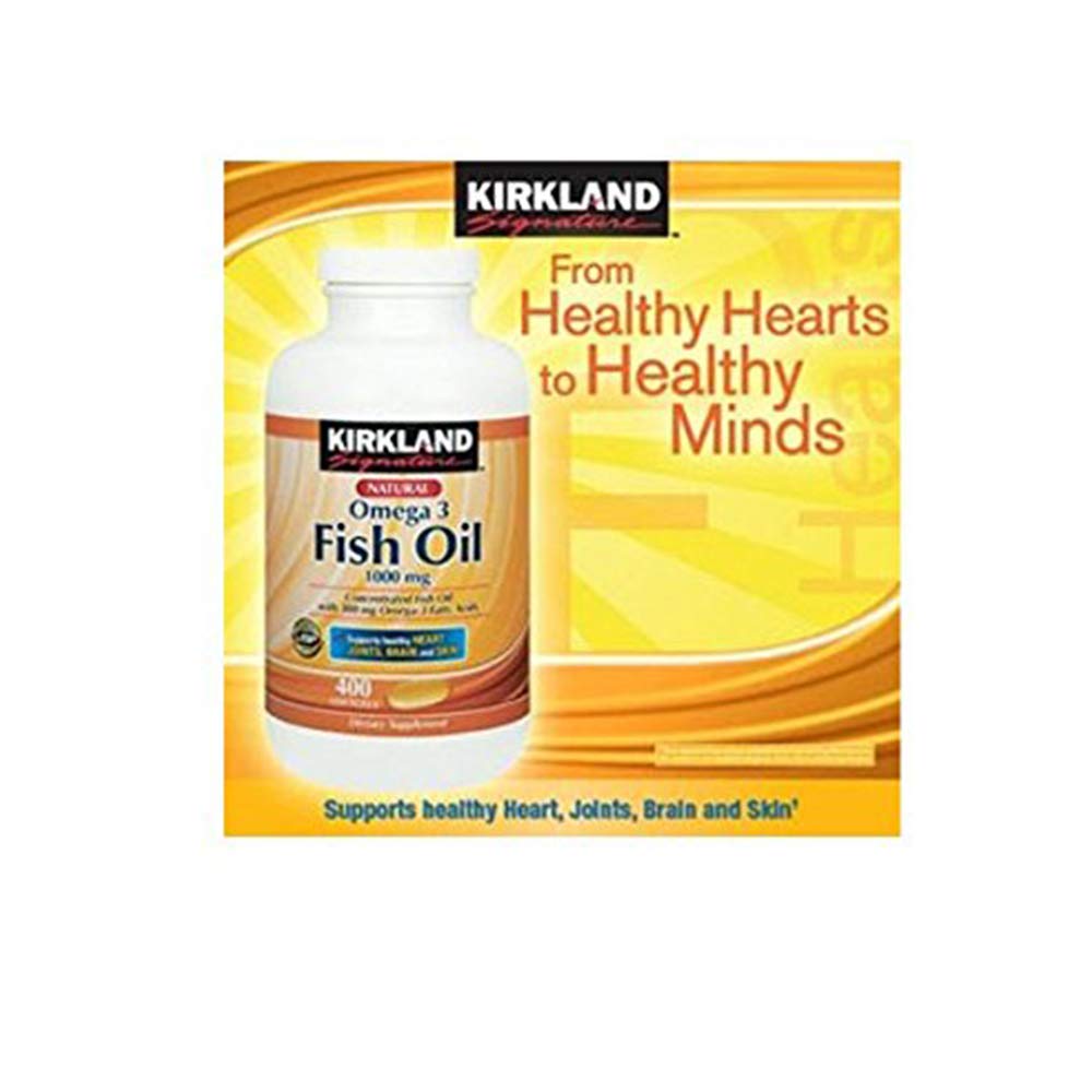 Fish Oil 1000 mg 400 Softgels 3 Pack G509