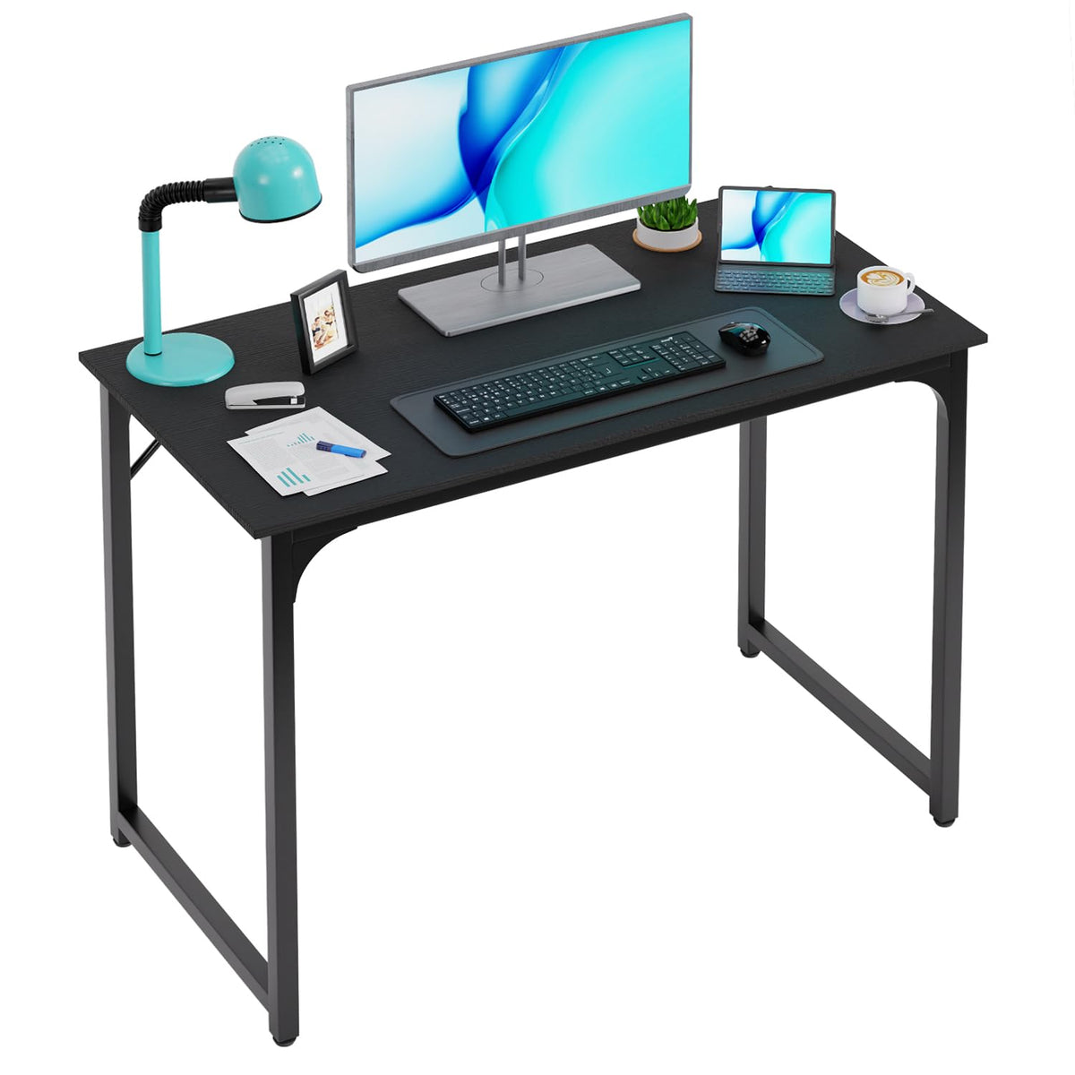 39 Inch Black Computer Desk M70288