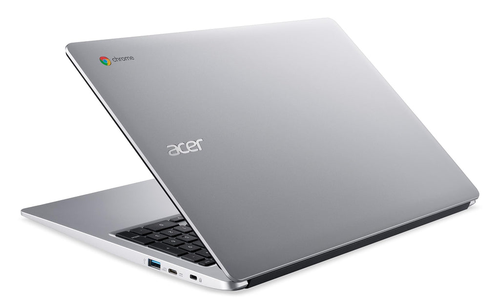 Chromebook 315 Laptop Intel Celeron N4000 15.6 HD 4GB 64GB eMMC Chrome OS Pure Silver J32400