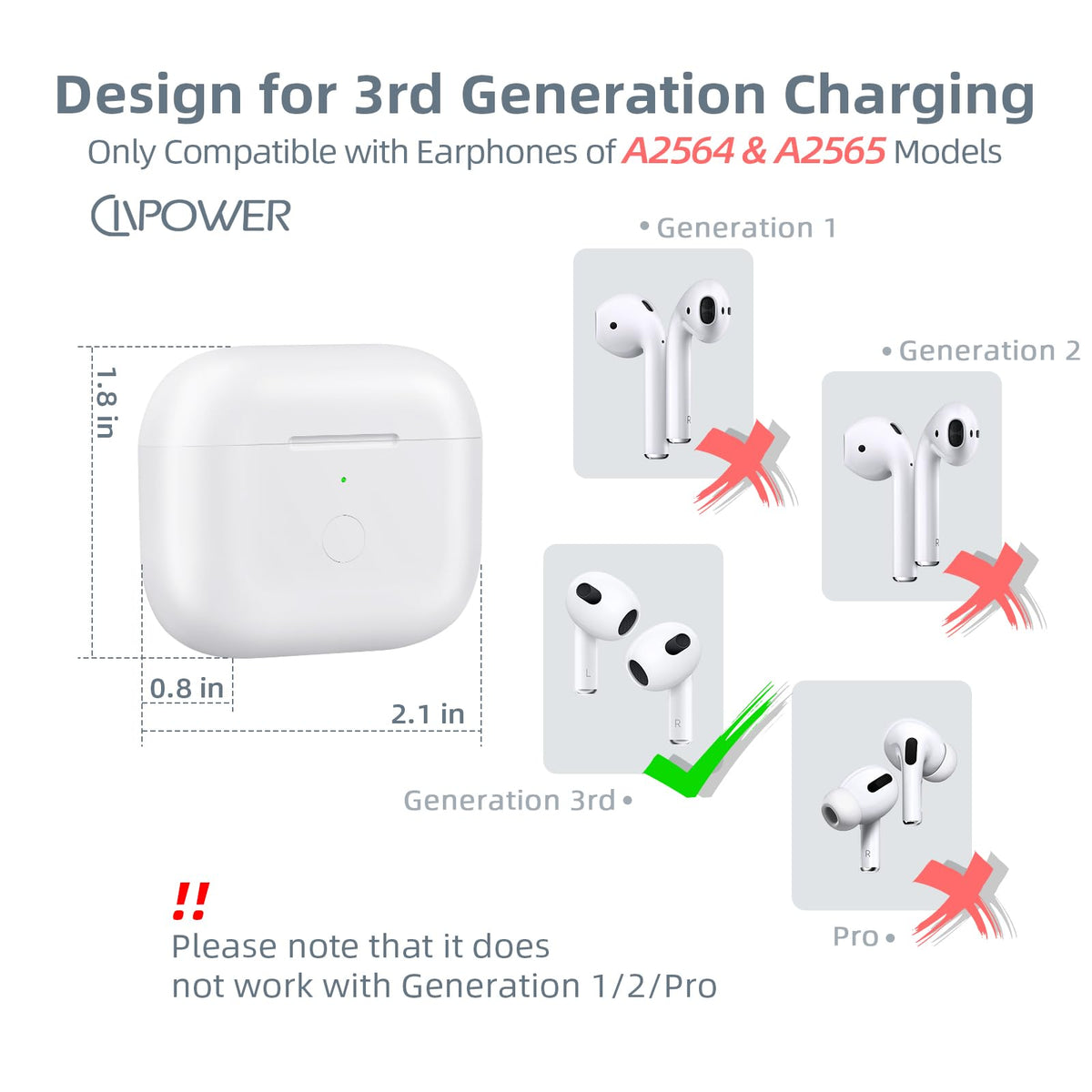 Replacement Charging Case H626