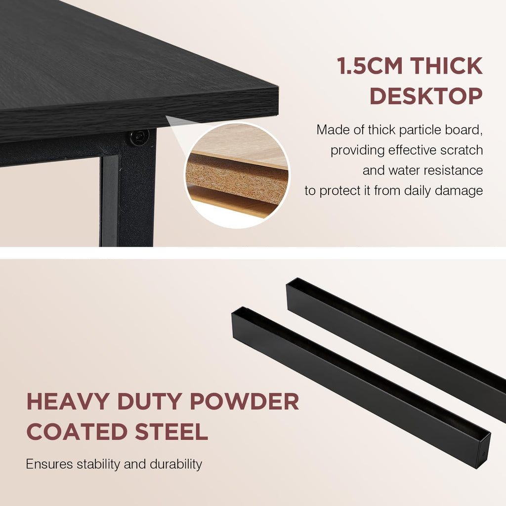 39 Inch Black Computer Desk M70288