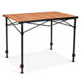 Large Adjustable Height Aluminum Camping Table W87076