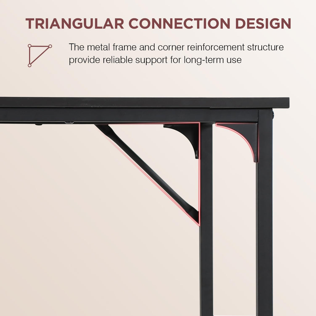 39 Inch Black Computer Desk M70288