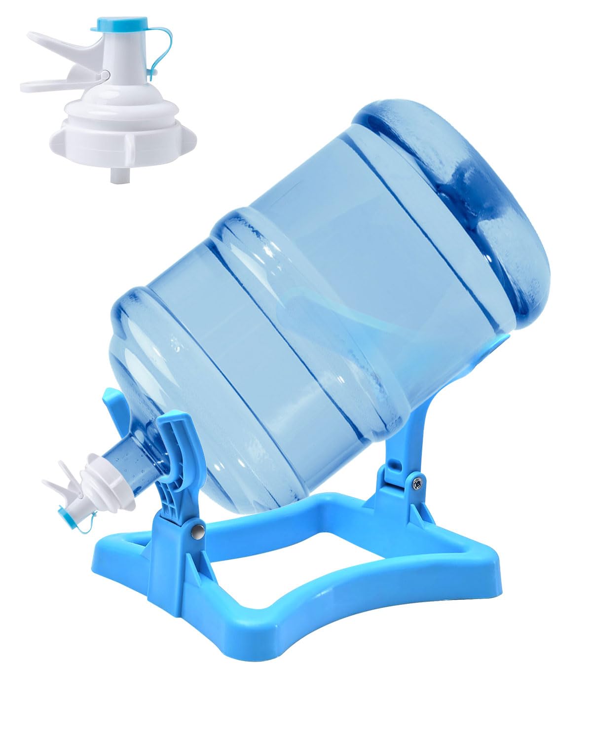 Folding Water Jug Holder with 2 Valves G17176