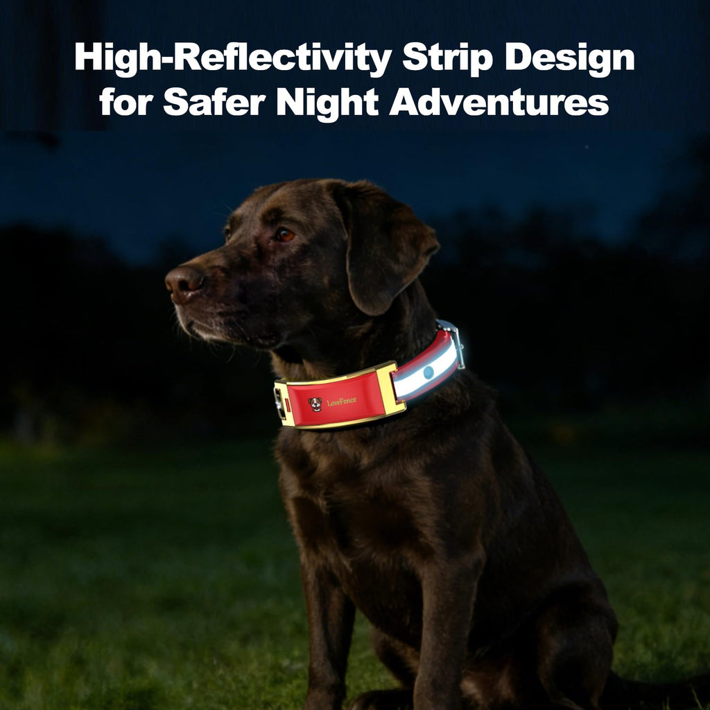 Red Wireless Electric GPS Dog Collar R3358