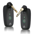 Wireless Guitar System Transmitter Receiver 7-Channel Rechargeable Black L5723