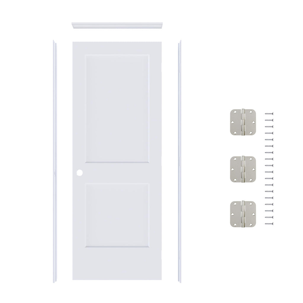 36"x80" Left-Hand Prehung Interior Door with Knock Down Jamb Kit Z939