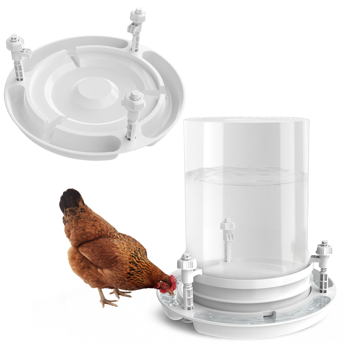 Chicken Waterer for 5 Gallon Bucket I6765