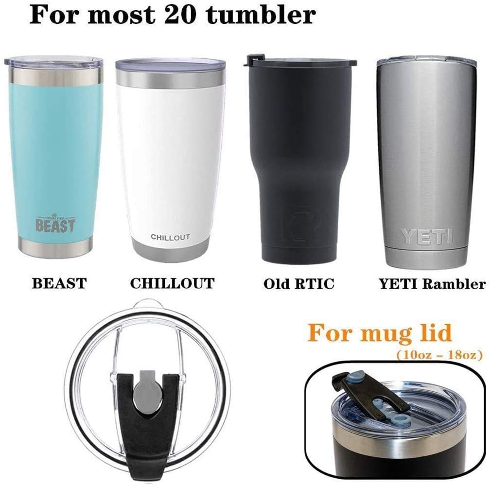 Replacement Flip Lids for Stainless Steel Insulated Tumbler Travel Mug W397637