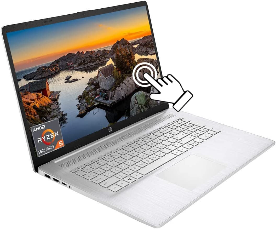 17.3'' HD+ Touchscreen Laptop AMD Ryzen 5 16GB RAM 1TB SSD Silver W524