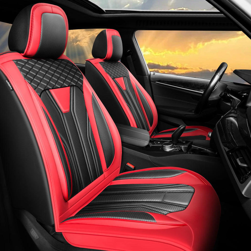 Car Seat Covers Red & Black N9992