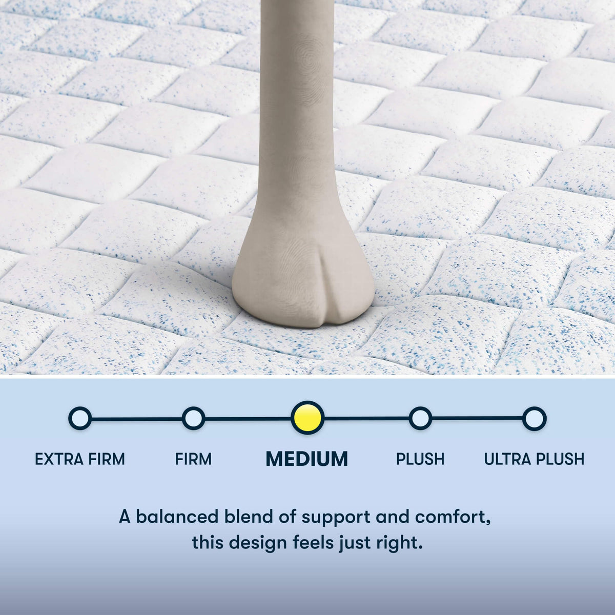 Medium 12" Full Hybrid Mattress L2217