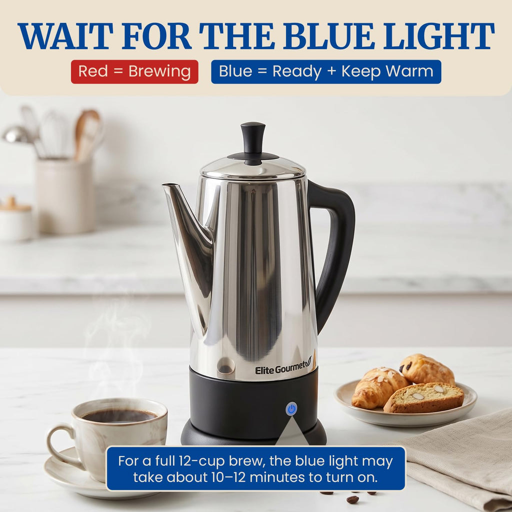 12-Cup Electric Coffee Percolator P266169