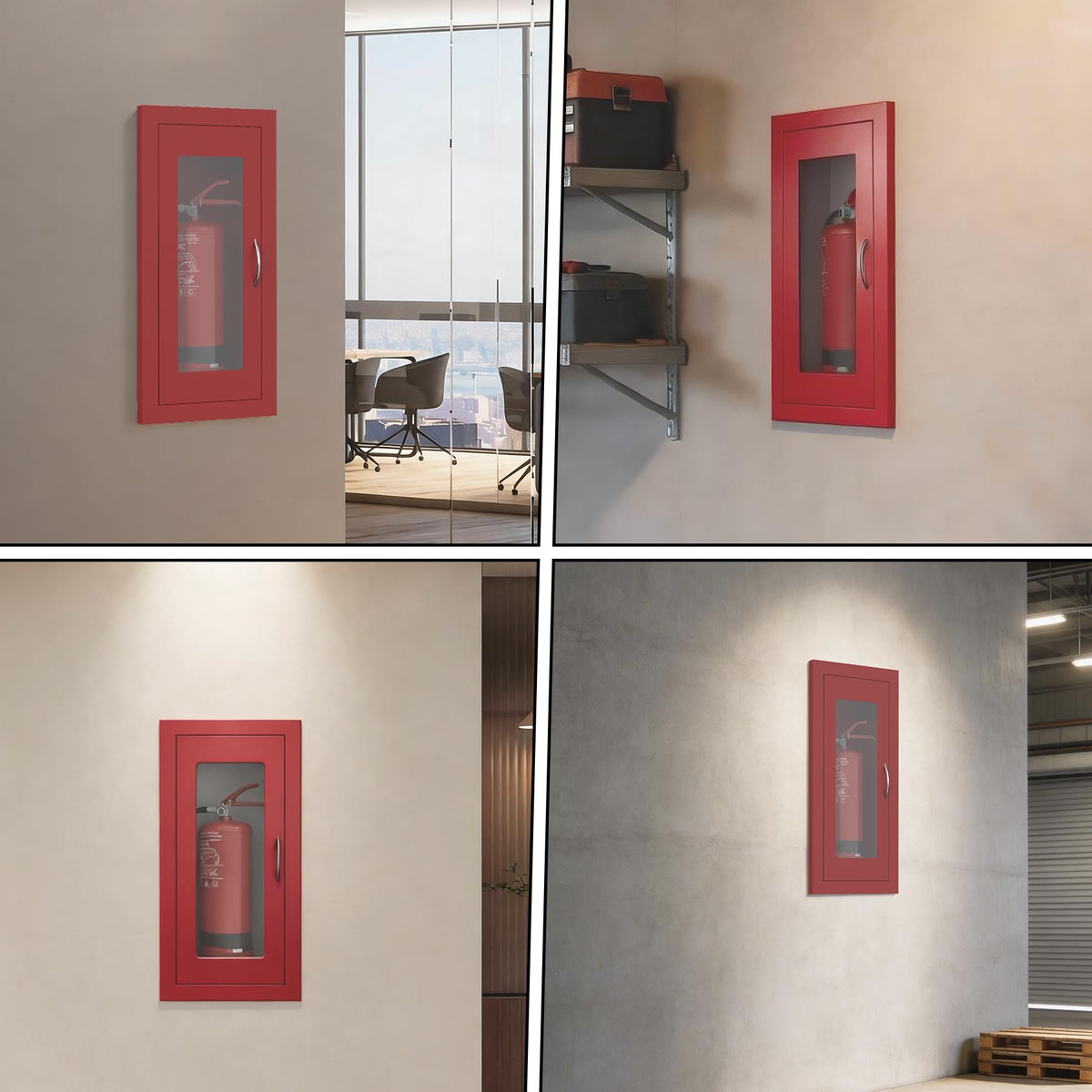 Recessed Wall Extinguisher Cabinet H963843
