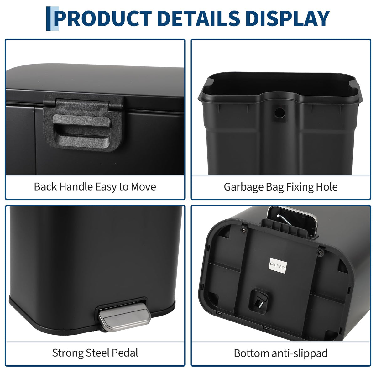 Step Trash Can 3.2 gal Soft-Close Z379