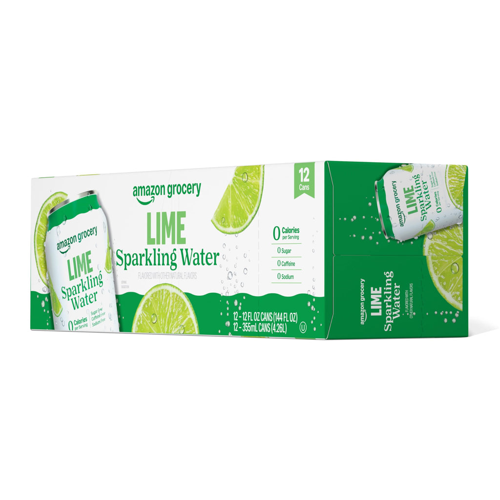 Sparkling Water Lime 12 Fl Oz 12 Cans Q276