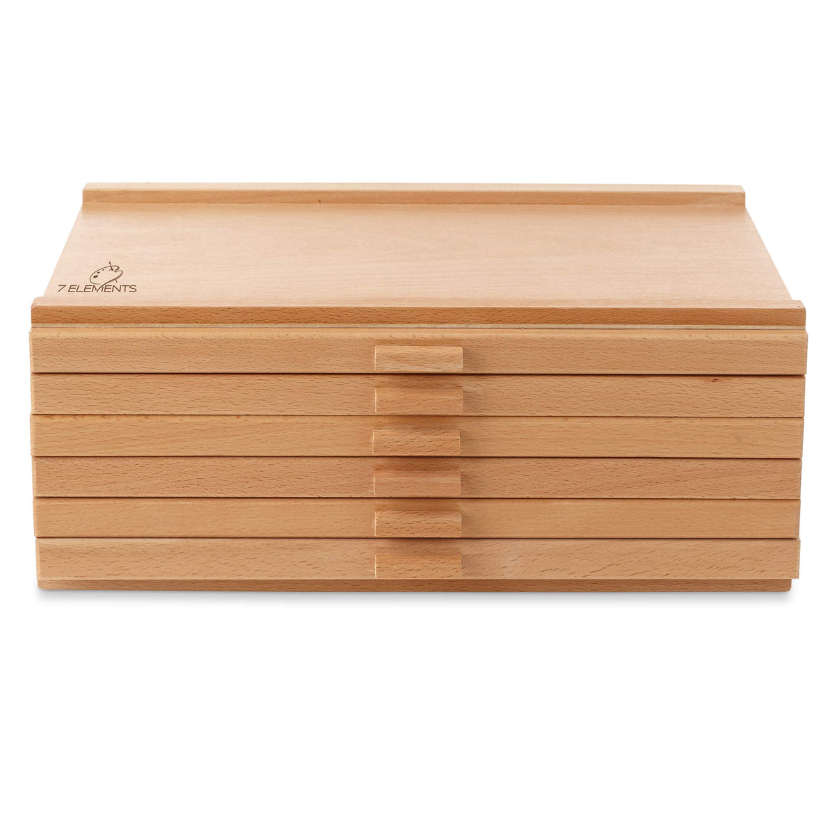 6 Drawer Wooden Artist Storage Box D27216