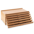 6 Drawer Wooden Artist Storage Box D27216