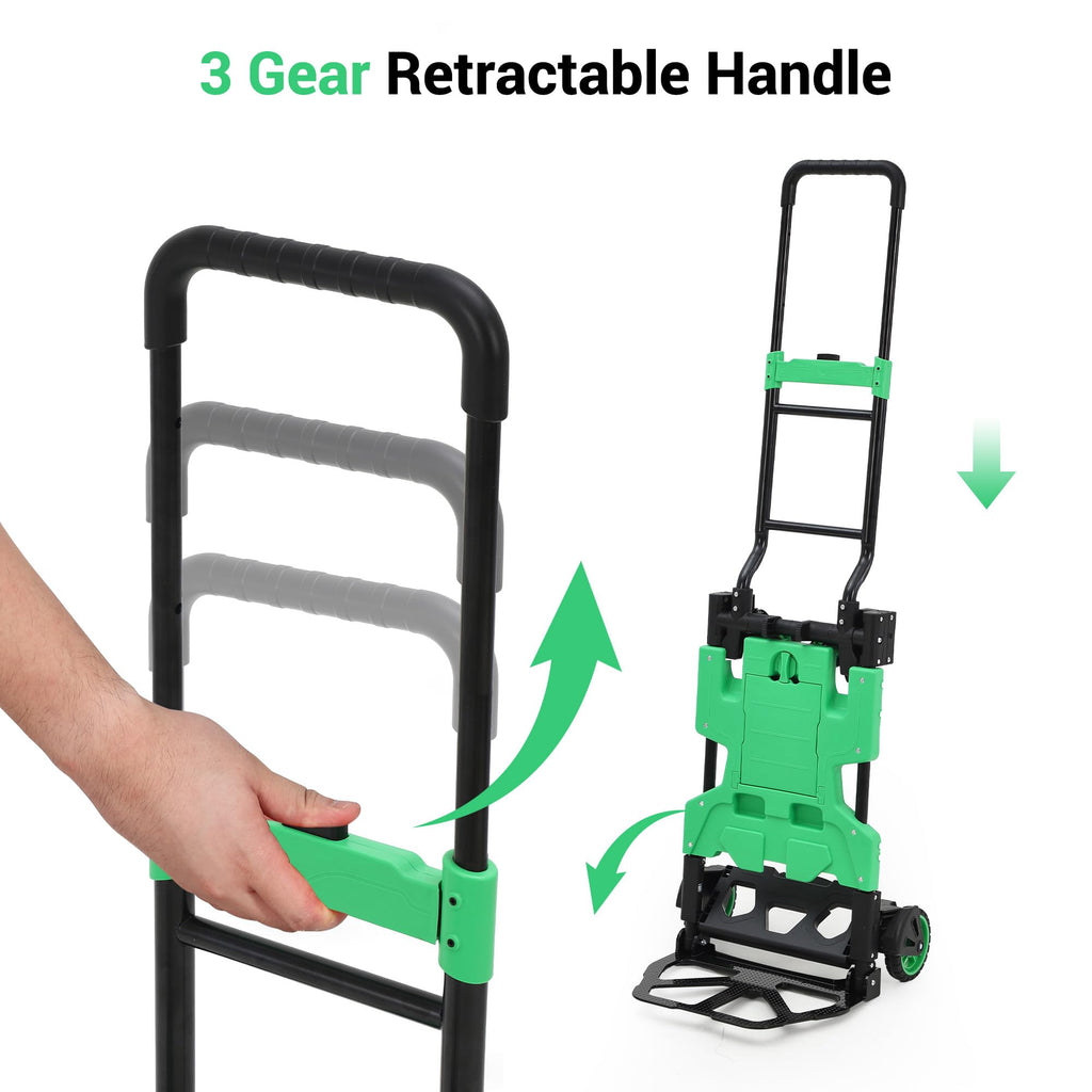 2-in-1 Folding Hand Truck with Basket I511661