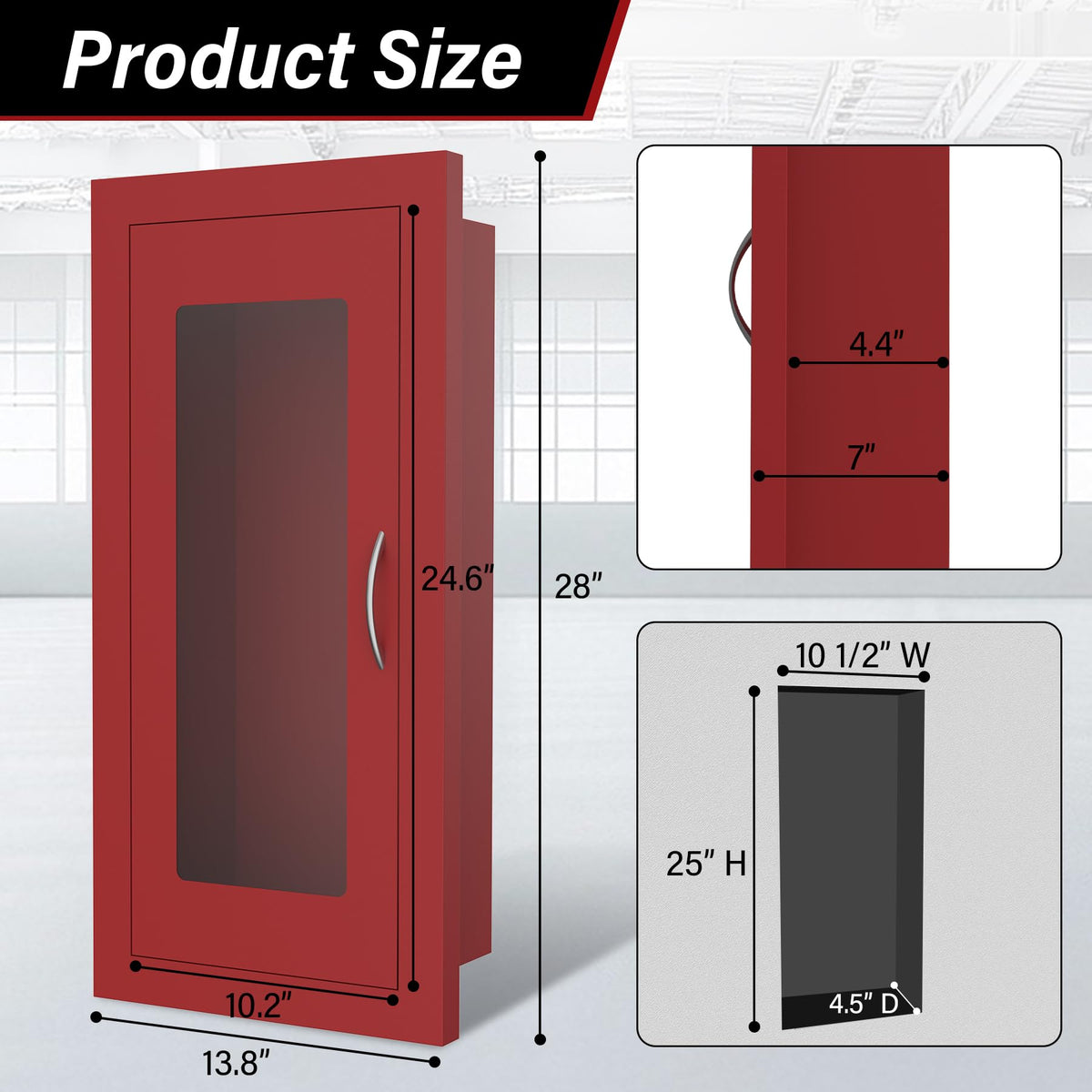 Recessed Wall Extinguisher Cabinet H963843