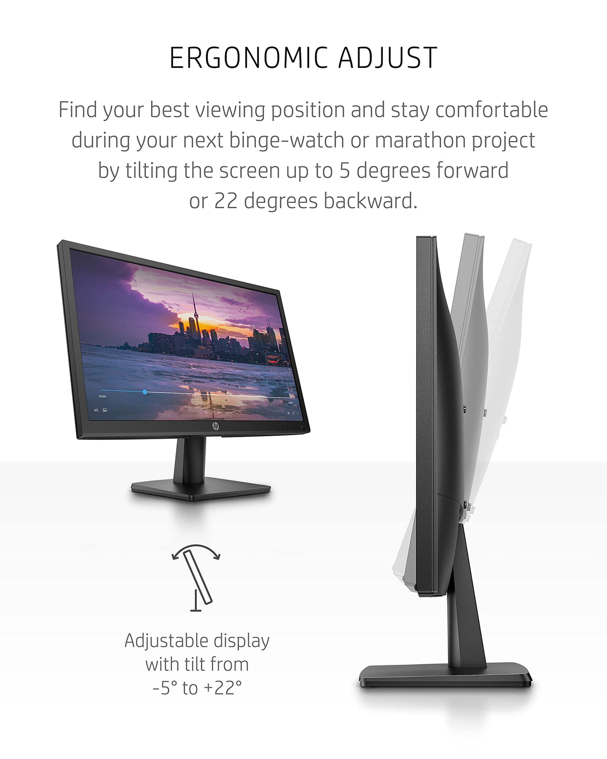 21.5-inch FHD 75Hz VA Monitor with HDMI & VGA Ports L49107