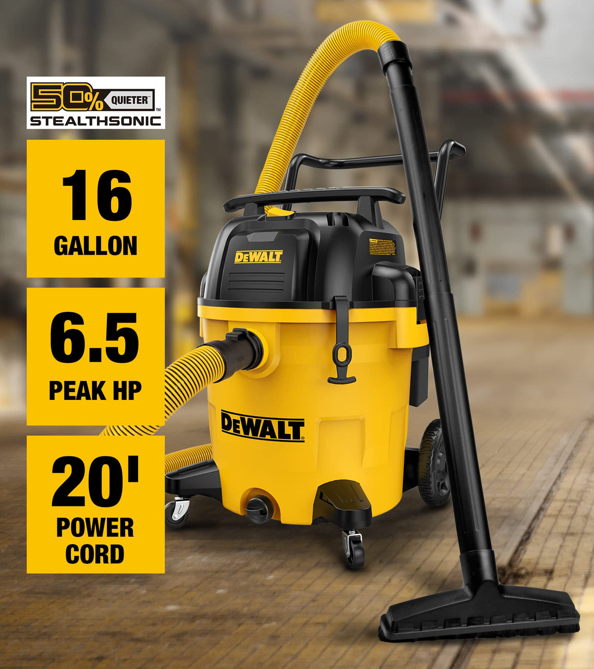 16 Gallon Poly Wet/Dry Vacuum J594084