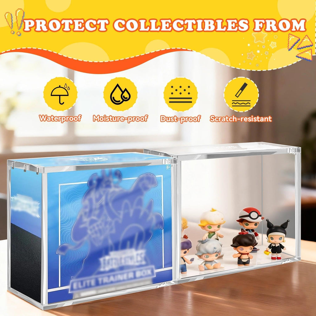 Acrylic Case 3 Pack, 8mm Magnetic Lid K39485