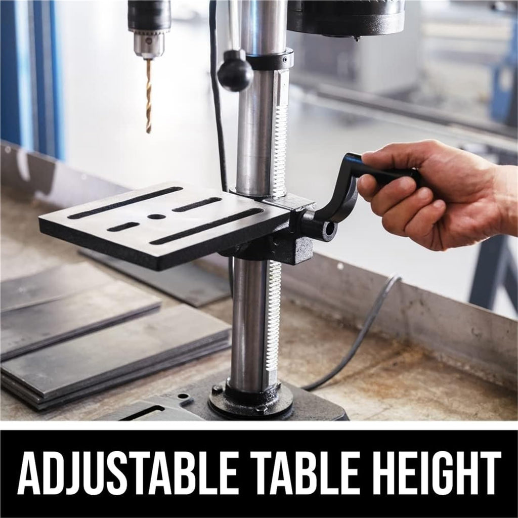 10 In. 5-Speed Benchtop Drill Press with Work Light X14826