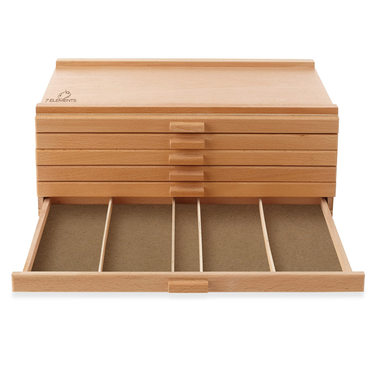 6 Drawer Wooden Artist Storage Box D27216