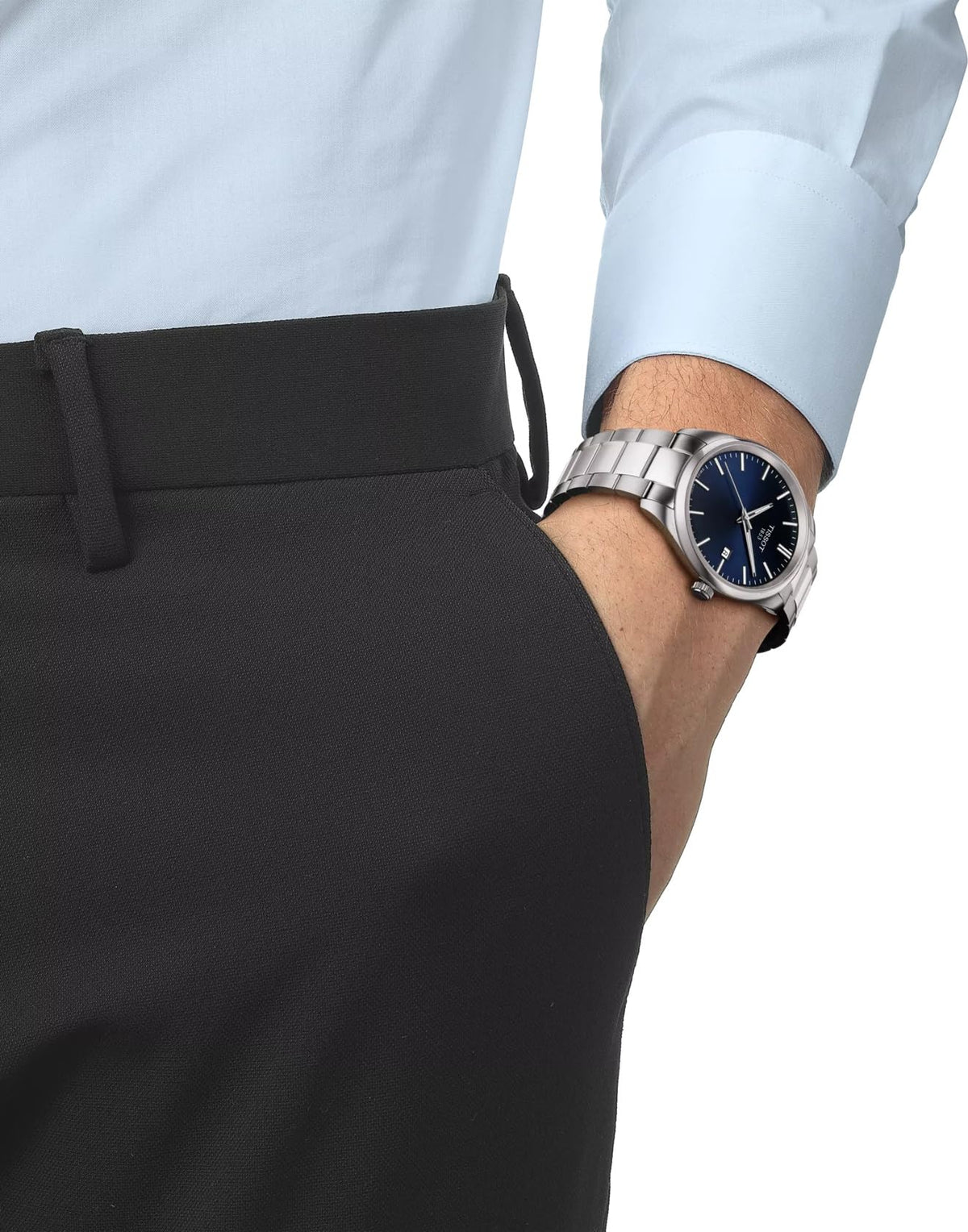 40mm Blue Dial Swiss Quartz Watch O7570