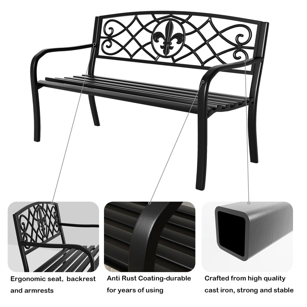 50 Inches Outdoor Bench G4931