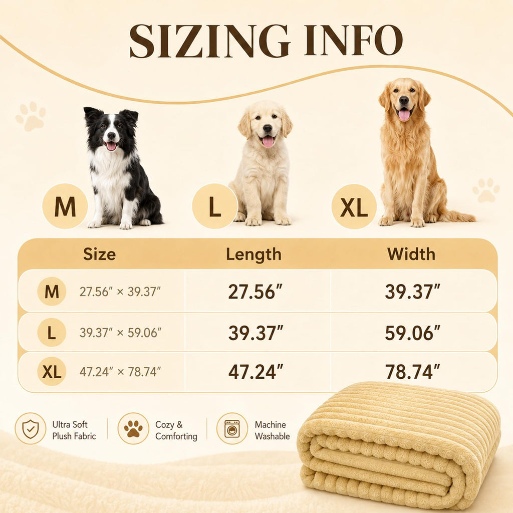 Yellow Rabbit Hair Plush Pet Blanket N7113