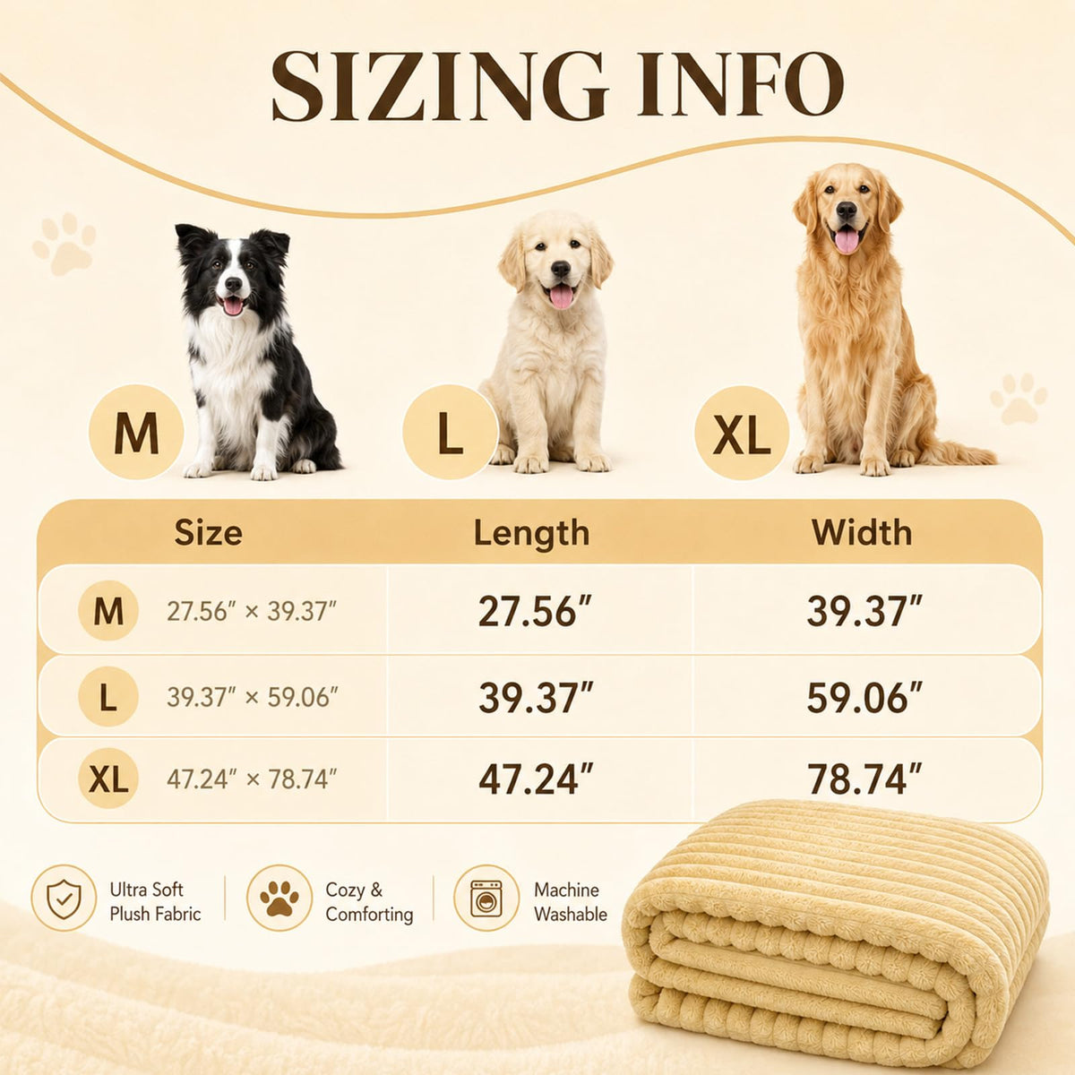Yellow Rabbit Hair Plush Pet Blanket N7113