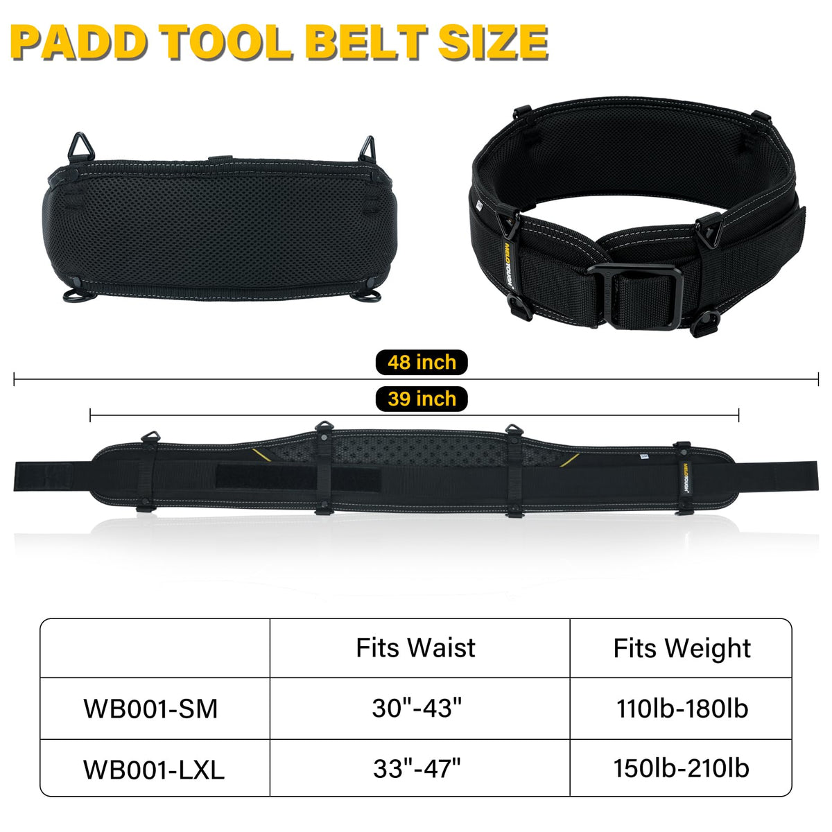 Padded Electrician Tool Belt L21266