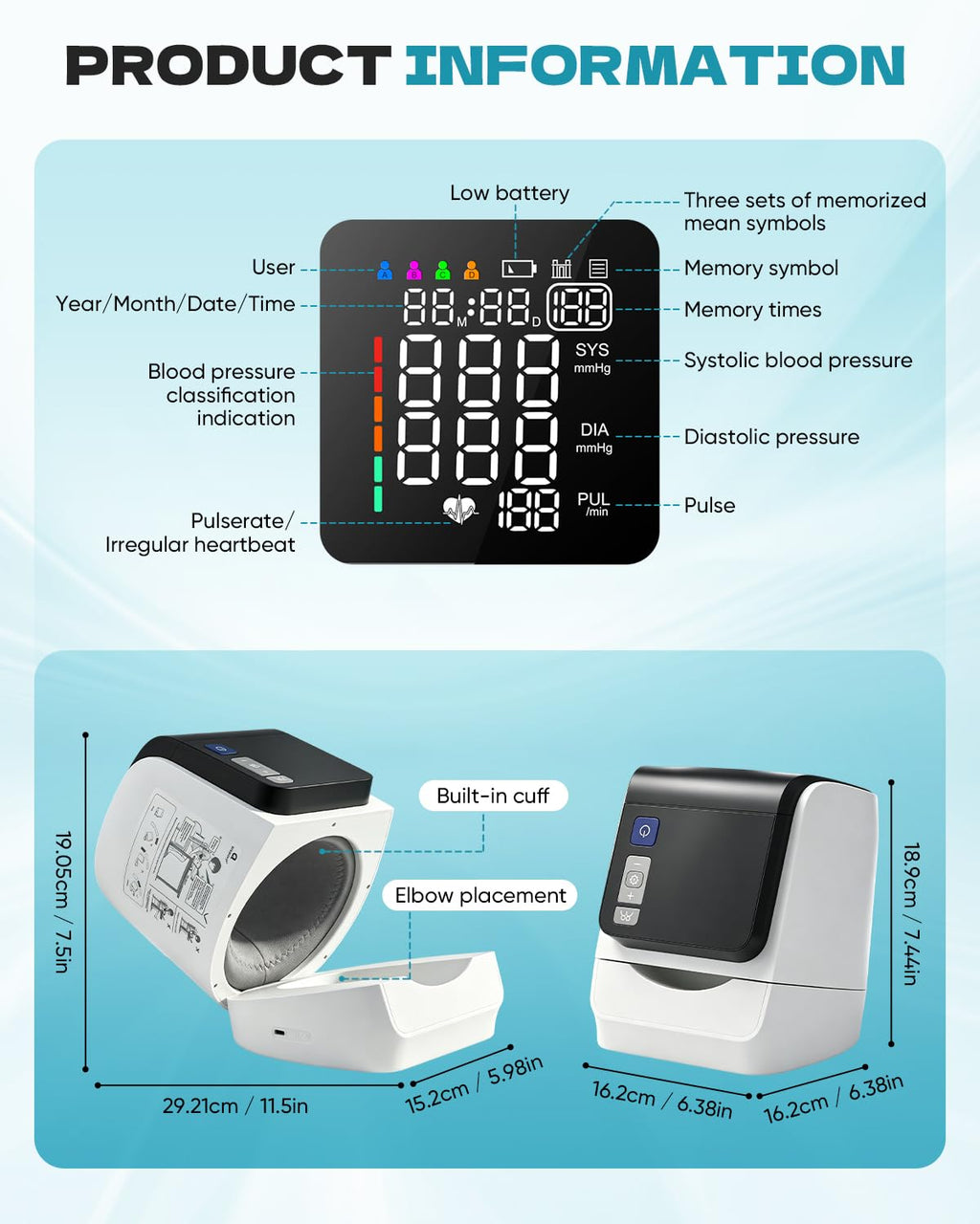 Blood Pressure Monitor Upper Arm Z408122