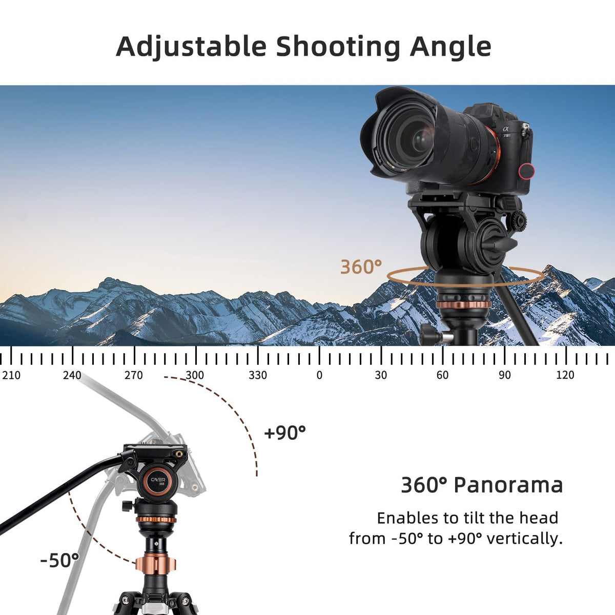 Carbon Fiber 4-Section Tripod M801067