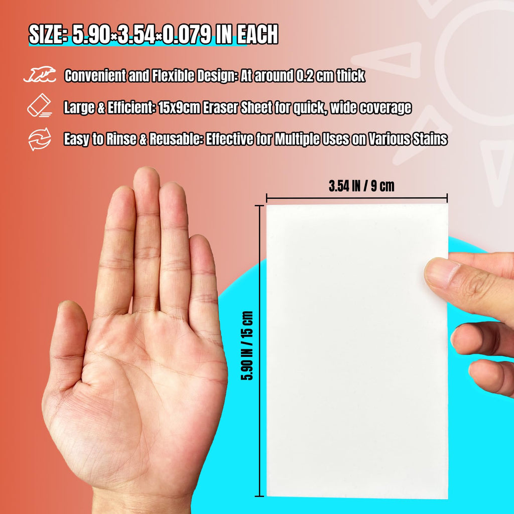 White Melamine Sponge Sheets 36 Pcs B8392