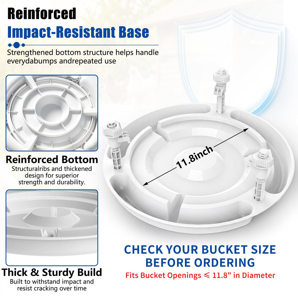 Chicken Waterer for 5 Gallon Bucket I6765