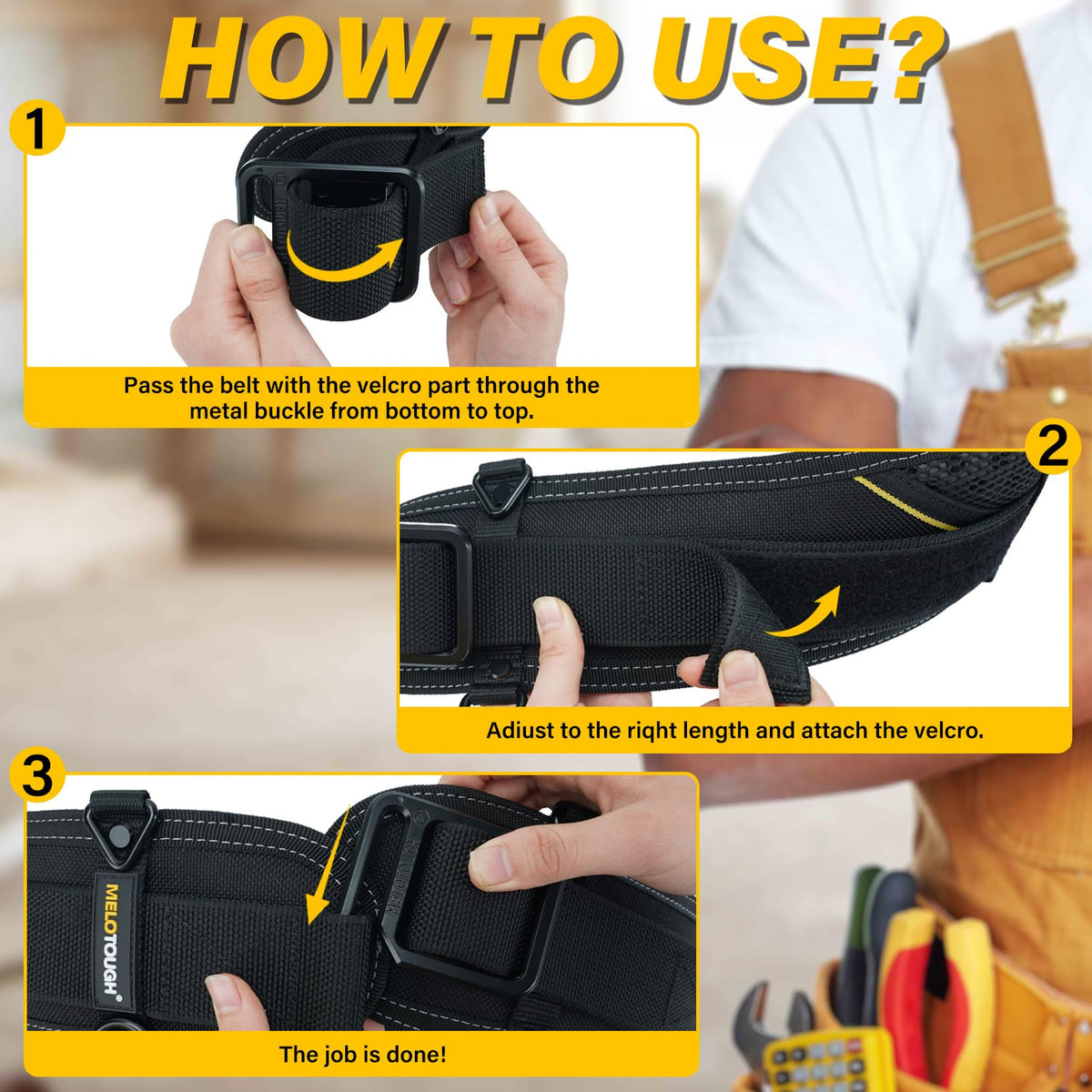 Padded Electrician Tool Belt L21266