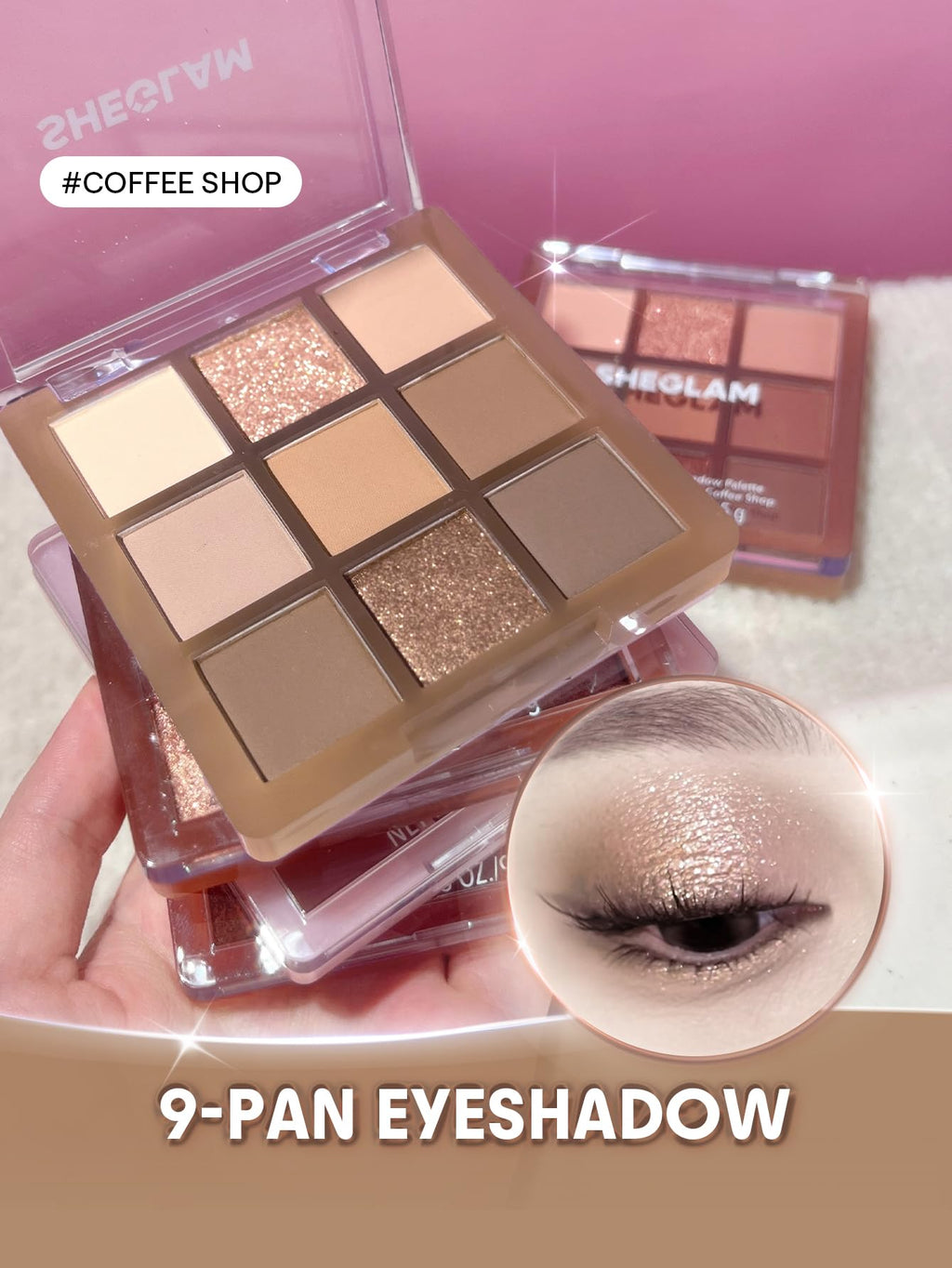 9-Color Shimmer & Matte Eyeshadow Palette X75330