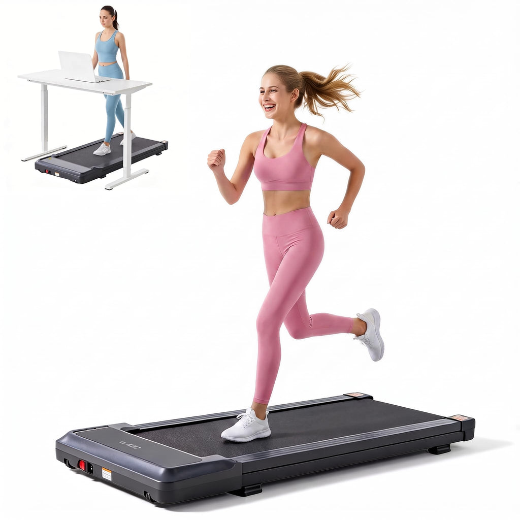 Black Portable 3-in-1 Walking Pad Treadmill G212