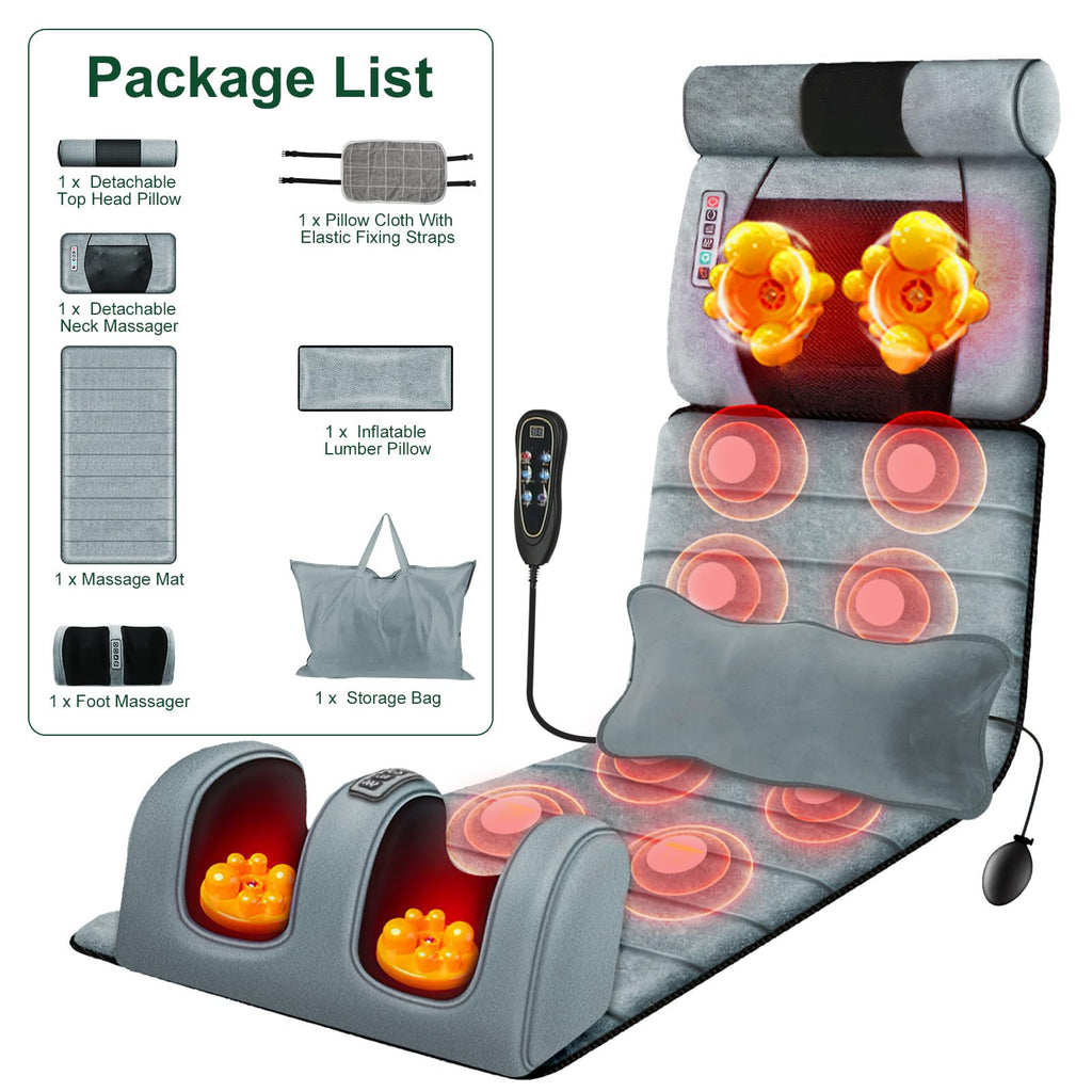 Full Body Massage Mat with Heat U556