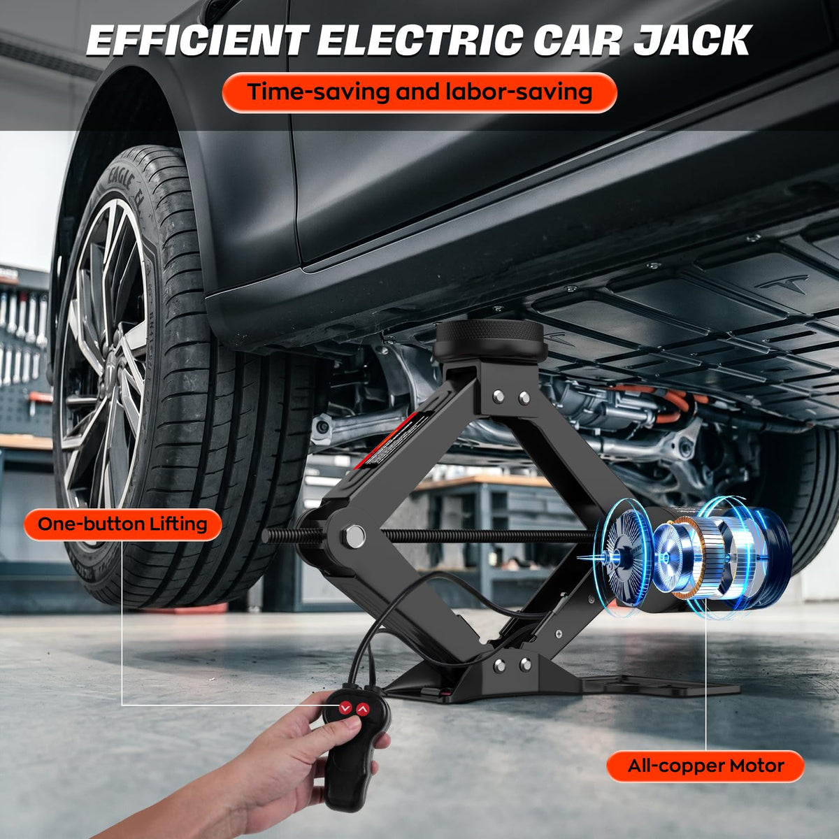3 Ton Electric Scissor Jack E191