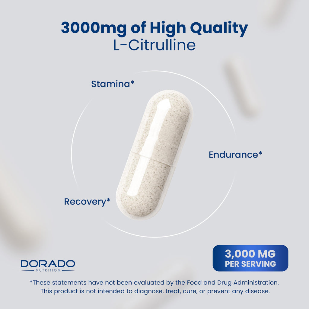 L Citrulline 3000mg 360 Capsules Vegan Non-GMO X9449