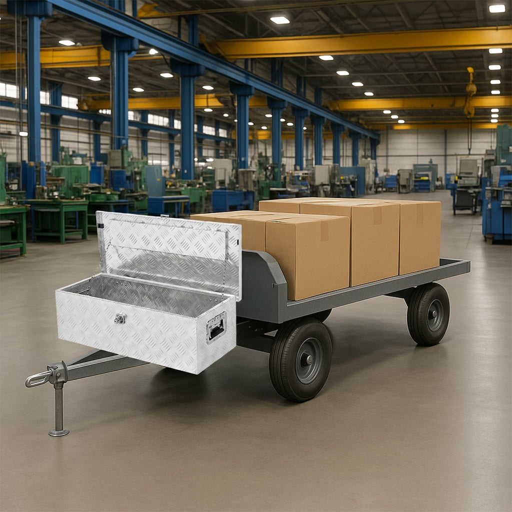 30 x 14 x 10 inch Aluminum Truck Tool Box L666