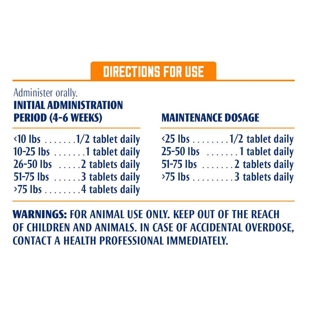 Hip & Joint Solution Tablets For Dogs, 60 Count P217506
