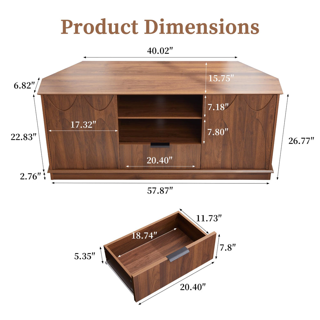 Corner TV Stand up to 65 inch U37955