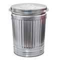 20 Gallon Galvanized Steel Trash Can with Locking Lid V696904