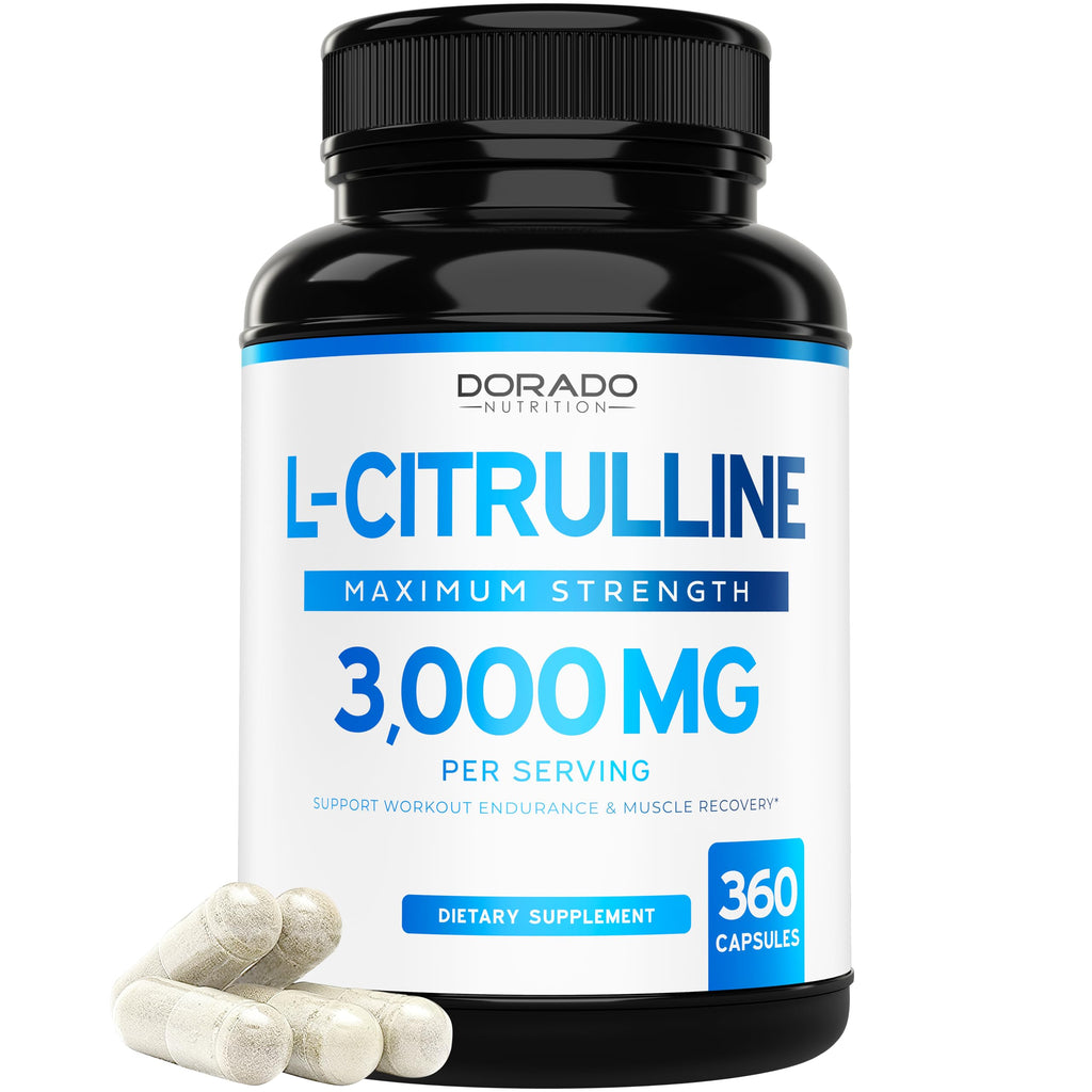 L Citrulline 3000mg 360 Capsules Vegan Non-GMO X9449